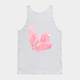 Pink Butterfly Tank Top